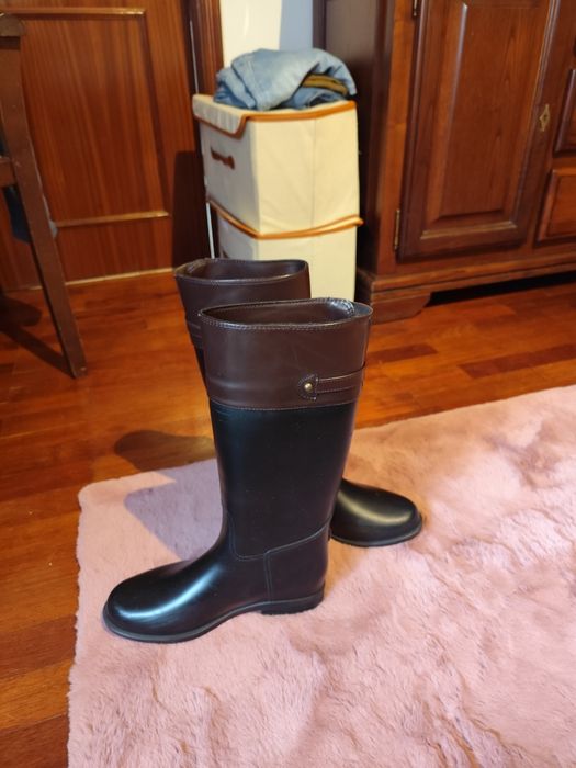 Botas cano alto tipo cavaleiro