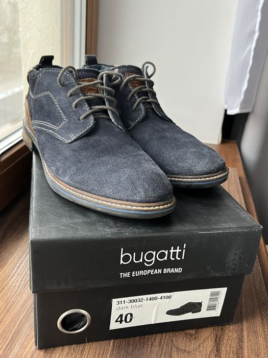 Туфлі Bugatti dark blue