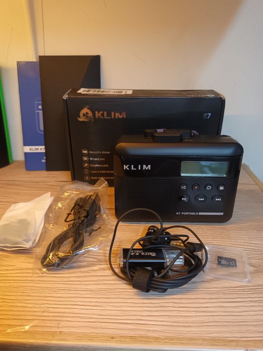 Odtwarzacz Kasetowy Walkman KLIM K7 magnetofon kasetowy USB karta 16gb