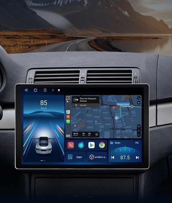 BMW 3 E46 / M3 – Radio Android 15 11,5” CarPlay Android Auto 2GB/32GB GPS Nawigacja Stacja Multimedialna WiFi Bluetooth DSP 4G LTE PL