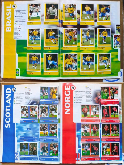 Álbum de cromos Mundial França 98 com cromos