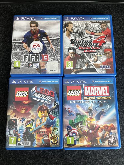 Conjunto de 5 jogos PS Vita