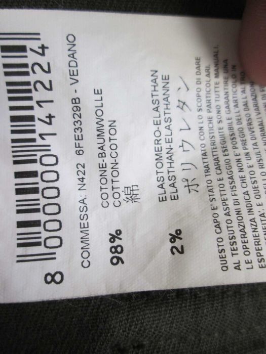 Sfizio włoska marka premium nowa kurtka żakiet katana bawełna S M