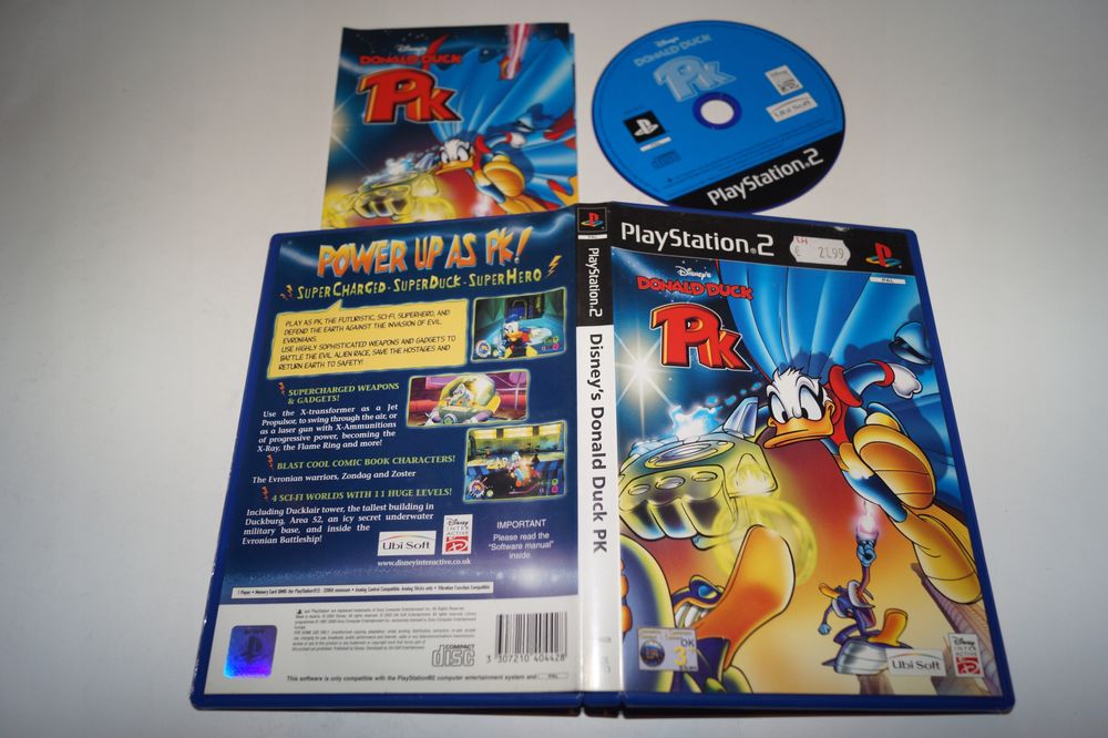 Disney's Donald Duck Power Duck Playstation 2 (Ps2) Pudełkowa
