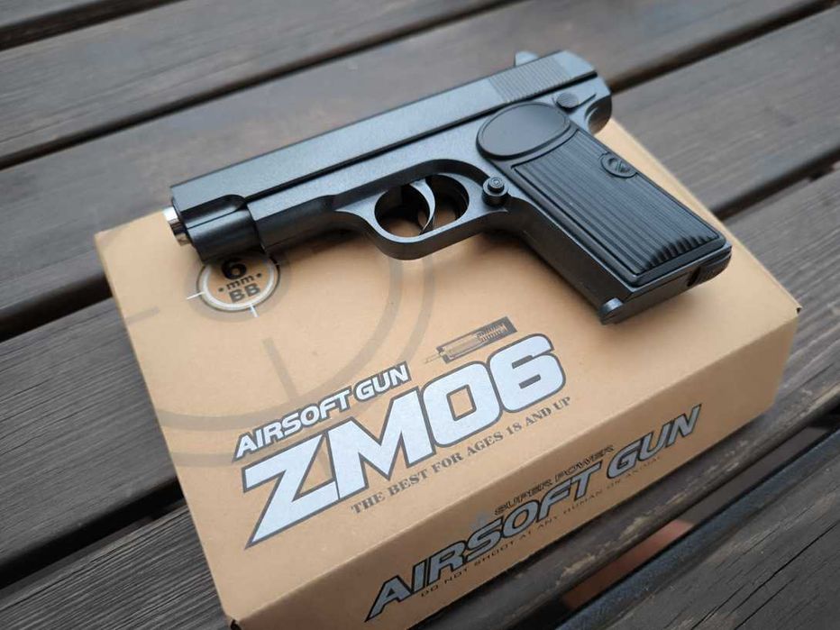 Пістолет дитячий ZM06 від Cyma іграшковий дитячий 6 мм кулі