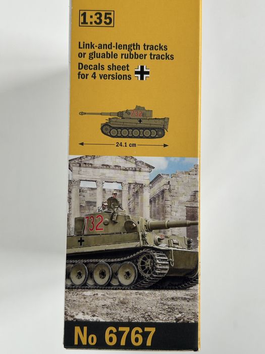 Czołg Tiger I model do sklejenia Italeri 6767