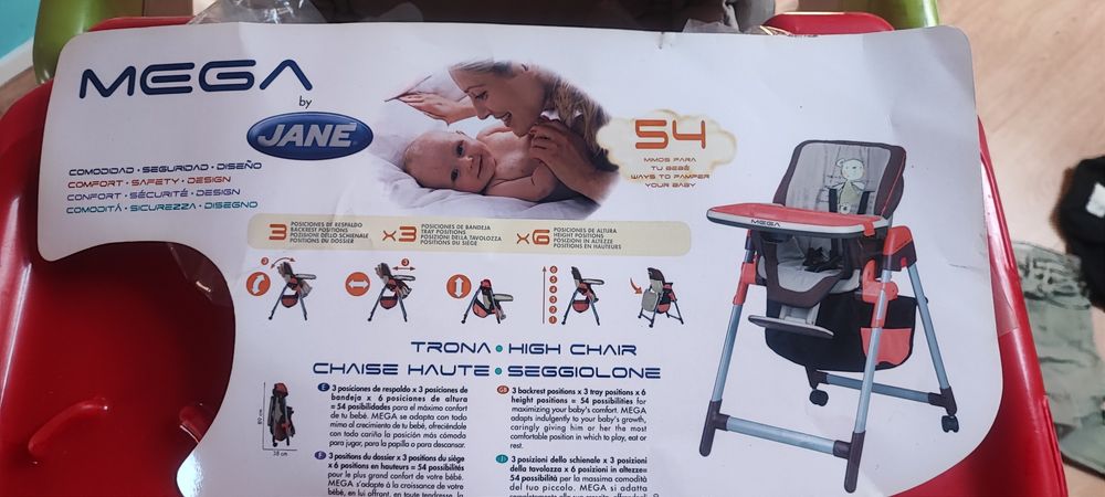 Cadeira de refeição evolutiva jané