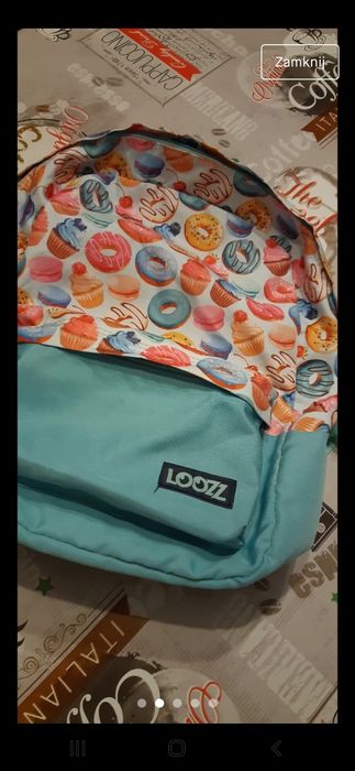 Plecak średni wejdzie zeszyt A4