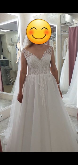 Весільня сукня, ідеальний стан. (85-70-95)