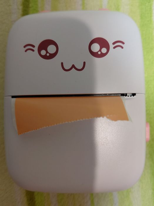 Міні термопринтер з набором паперу для друку