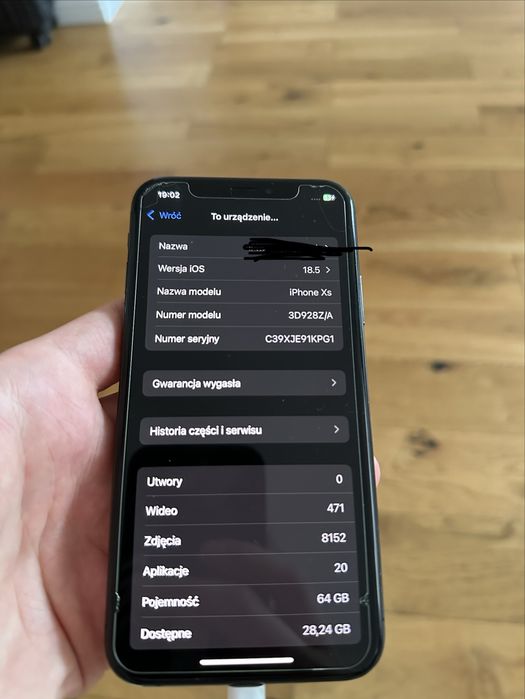 Iphone XS black 64GB