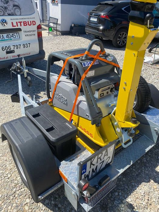 Wynajem wypożyczalnia zagęszczarka z przyczepką 250 500 Wacker Kraków