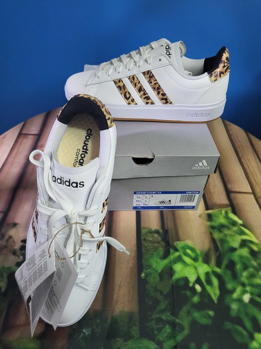 Buty damskie Adidas Grand Court 2.0 GW7124 nowe panterka r.39 i 1/3