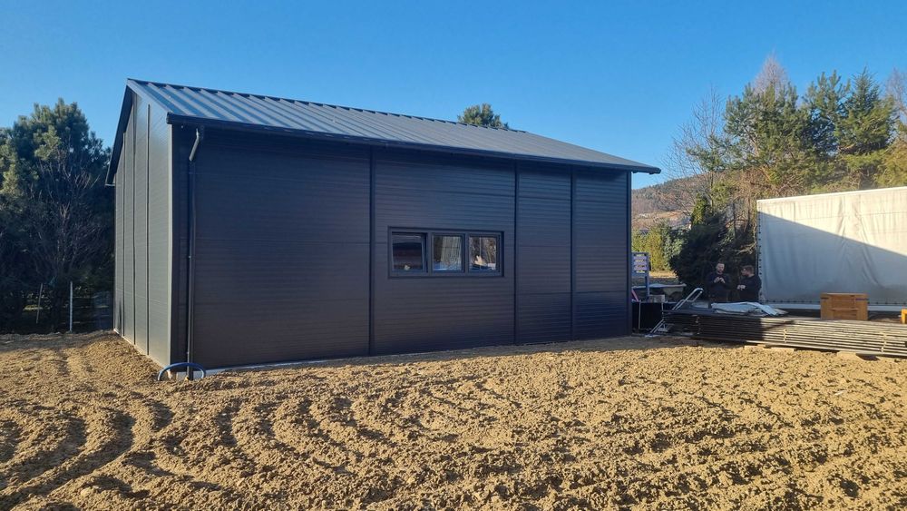 Konstrukcja stalowa 8x13 ocynkowana magazyn hala wiata garaż warsztat