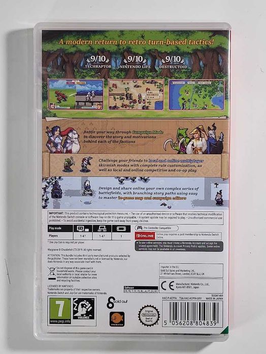 Wargroove / Gra Nintendo Switch / Sklep Perfect Blue / WWA / Mokotów