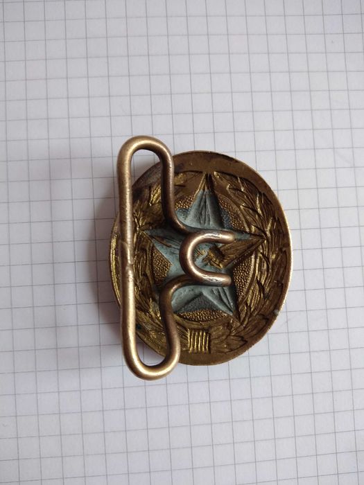 Пряжка пряга офицерская, парадная СССР латунь