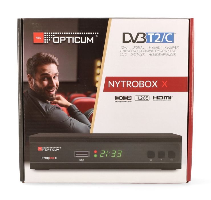 Opticum Nytrobox X (dekoder DVB-T2/C, H.265)