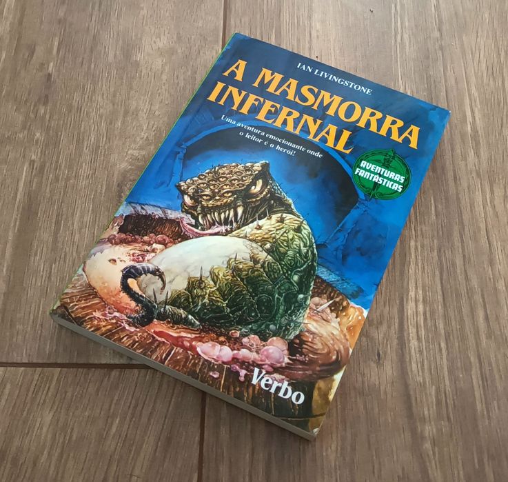 Livro " A Masmorra Infernal " N° 6 da colecção Aventuras Fantásticas
