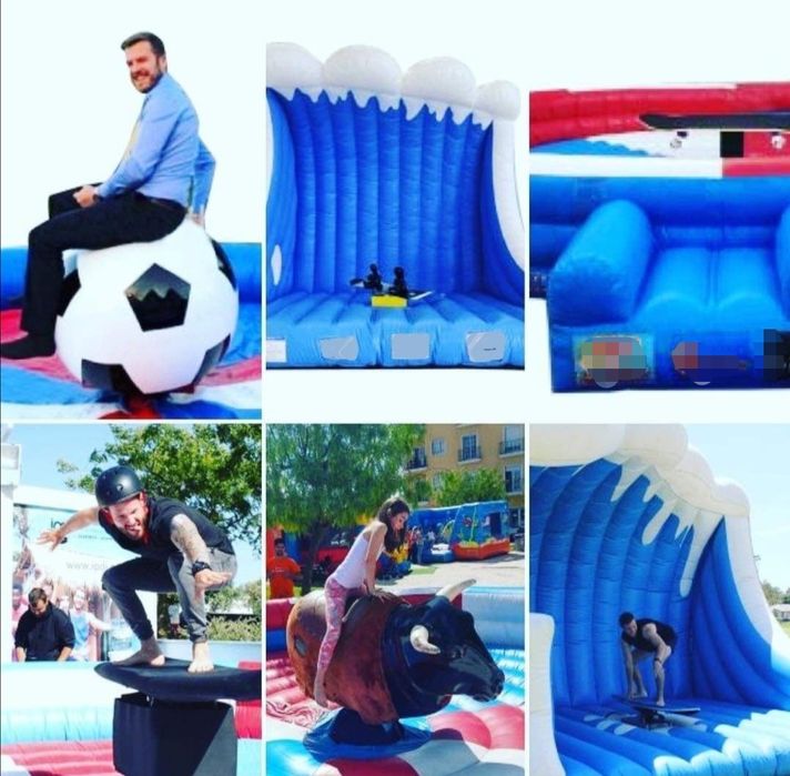 Equipamentos Insufláveis Mecânicos 
- Touro Mecânico /
- Surf Mecânico