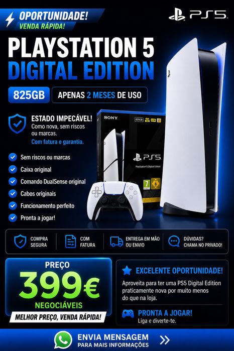 Playstation 5 novo
