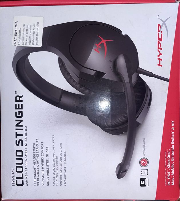 Fones HyperX como novos