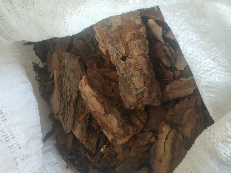 Кора сосновая мульча