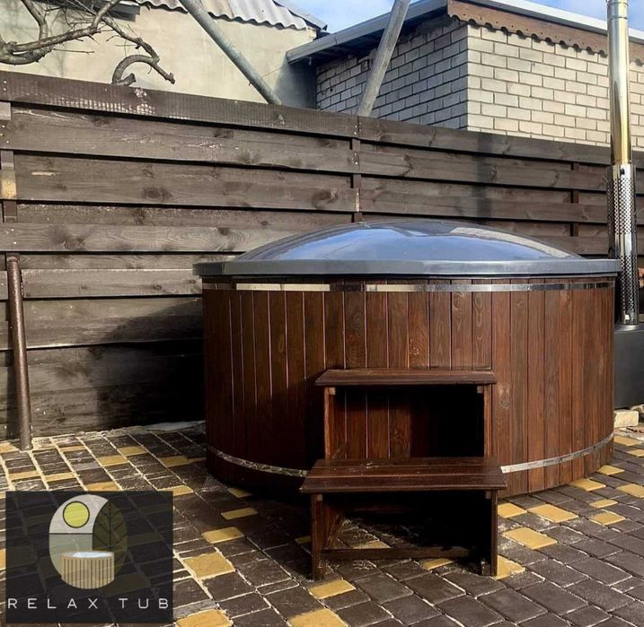 Чан. Баня Офуро. Спа купель на дровах. Карпатський чан