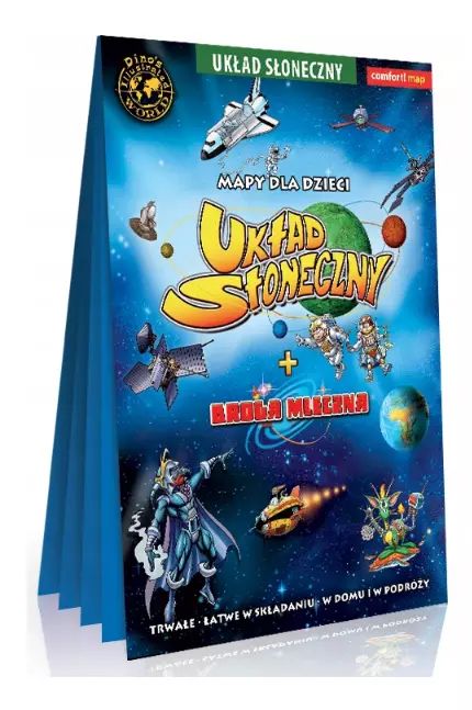 Układ Słoneczny + Droga Mleczna; laminowana mapa XXL dla dzieci
