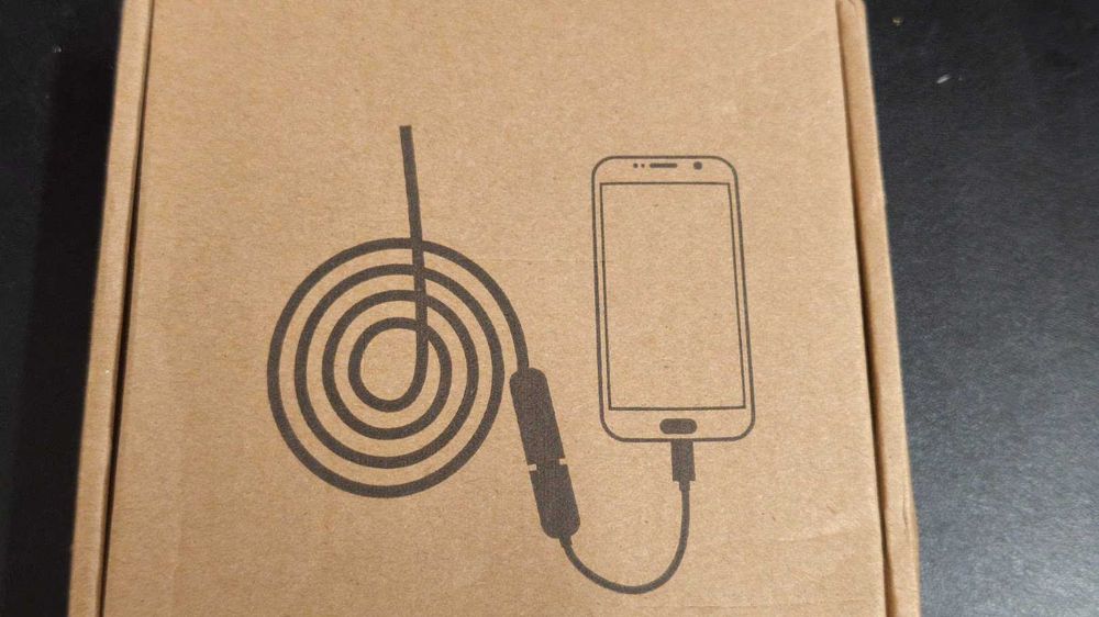 Câmera de inspeção visual endoscópica para iphone