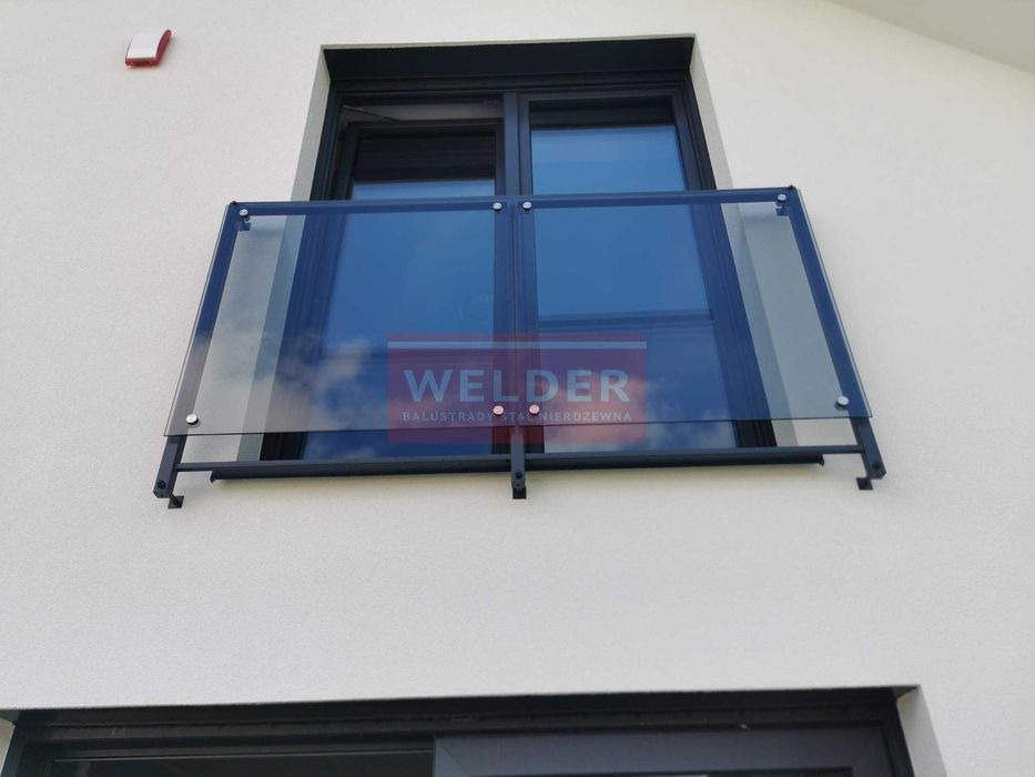 Balustrady nierdzewne Balustrada szklana Harfa Balkon francuski