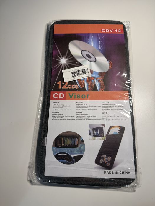 Organizer na płyty CD materiałowy
