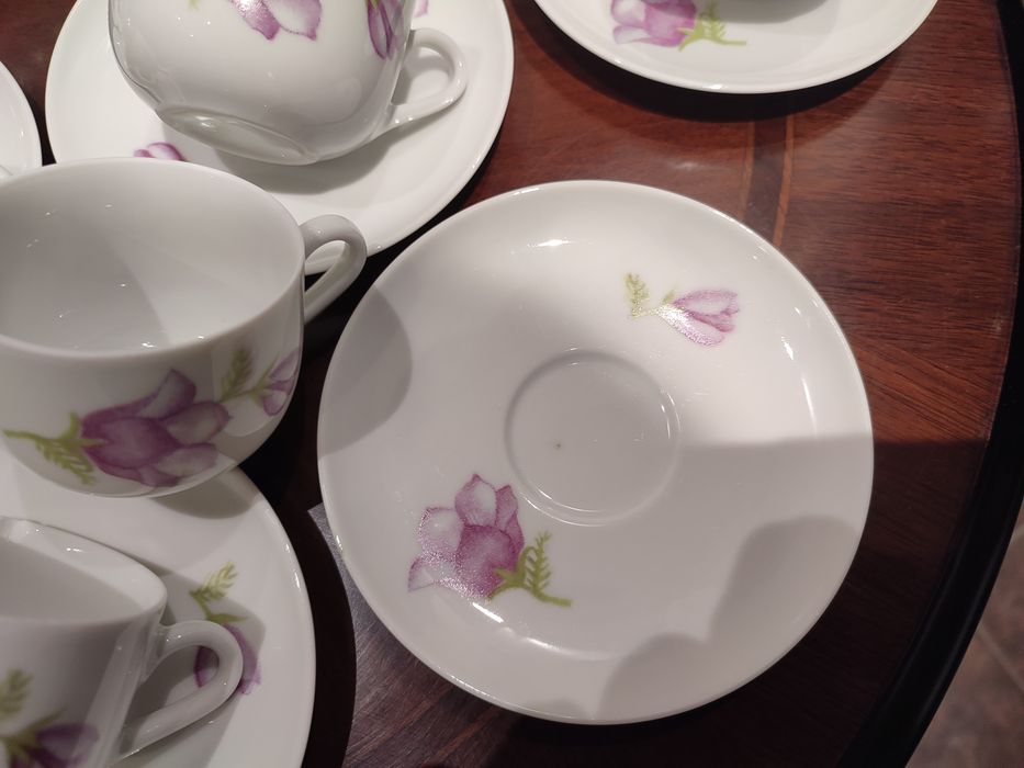 Serwis kawowy porcelana Karolina PRL