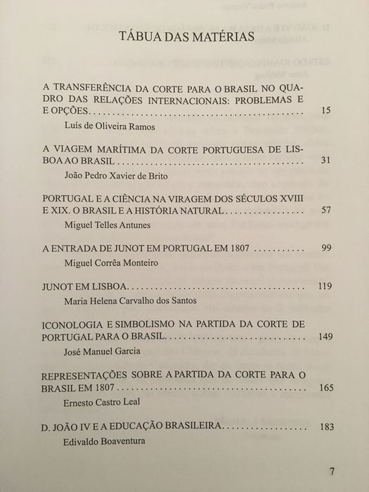 Portugal Barroco/ Partida da Família Real/ Memoriais a D. João VI