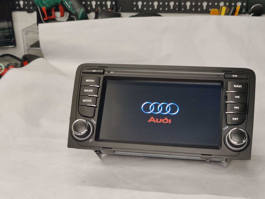 Radio 2 DIN Android Audi A3 – WIFI GPS Bluetooth 2GB RAM - Novo