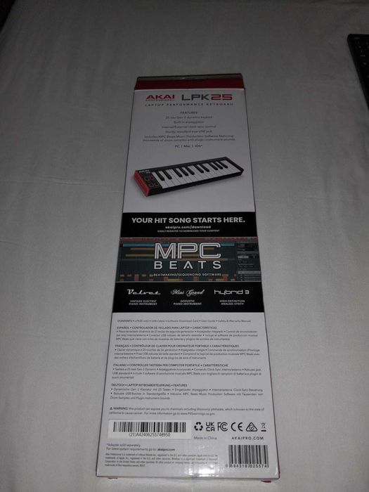 Vendo Instrumetos Musicais  AKAI LPK 25  E O AKAI PROFESSIONAL MPD218
