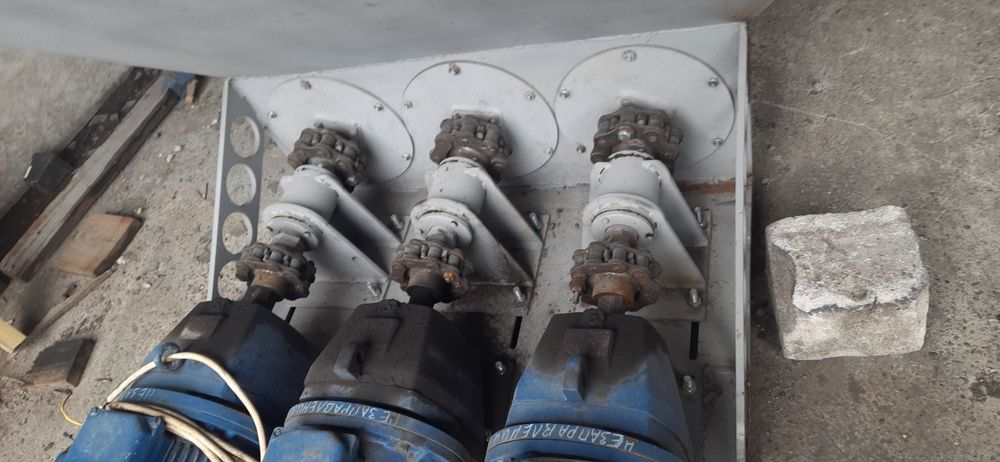 Витки шнека, шнеки. Бункери під щепу.