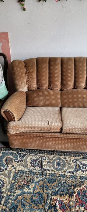 Sofá Cama com 2 poltronas