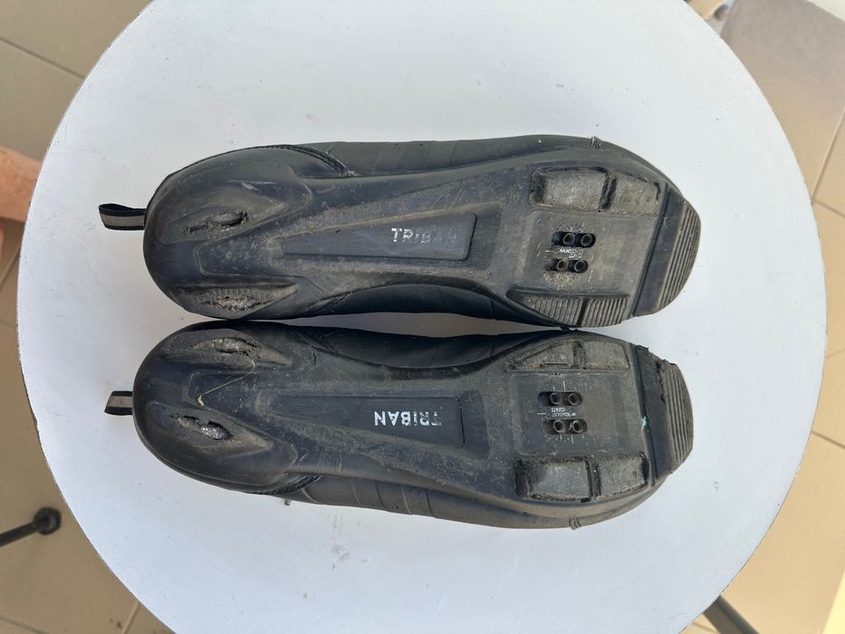 Buty rowerowe Decathlon Triban SPD