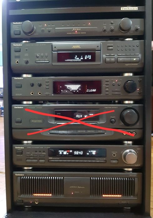 Wieża Technics se a800s  sh ge90 sh ge70 equalizer