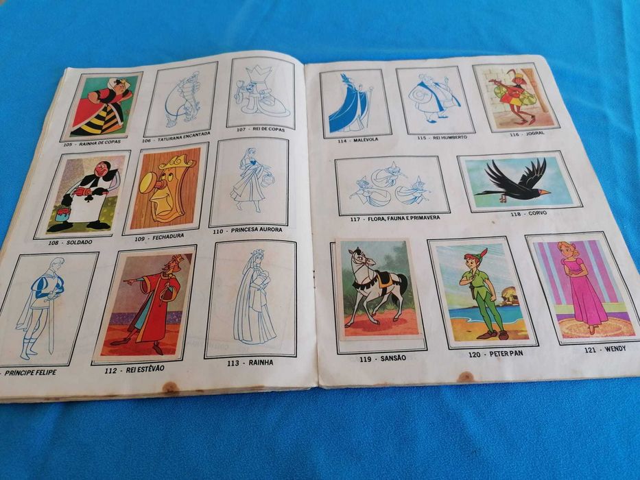 Caderneta Disney 1976 - Incompleta