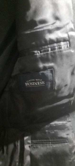 Fato cinzento escuro tamanho 46