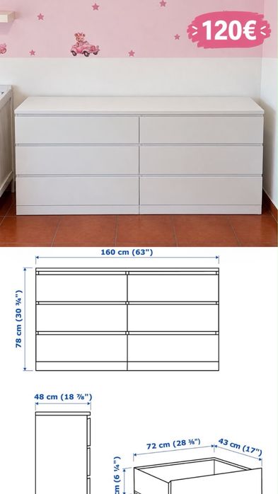 Cômoda Ideal para organizar Roupas