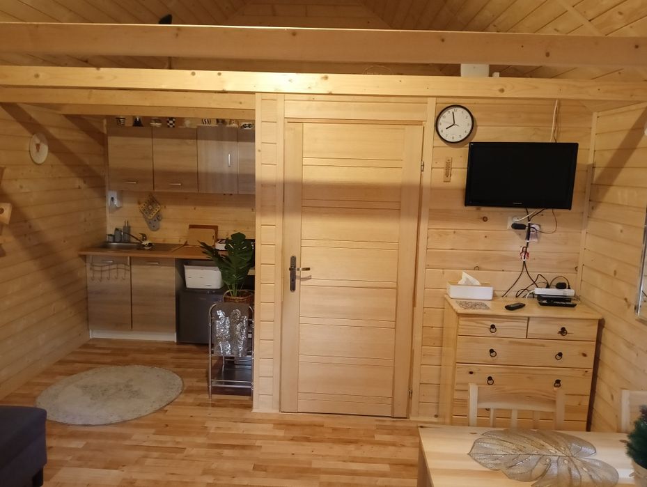 Domek letniskowy w otoczeniu lasu na działce budowlanej 1000 m² . - Widok 3