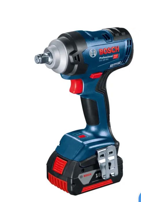 Безщітковий ударний гайковерт  Bosch GDS18V-400 Н·м без акб і з/п