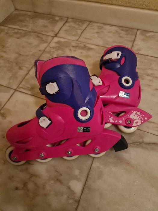 Patins Criança Oxelo + Protecções + Capacete