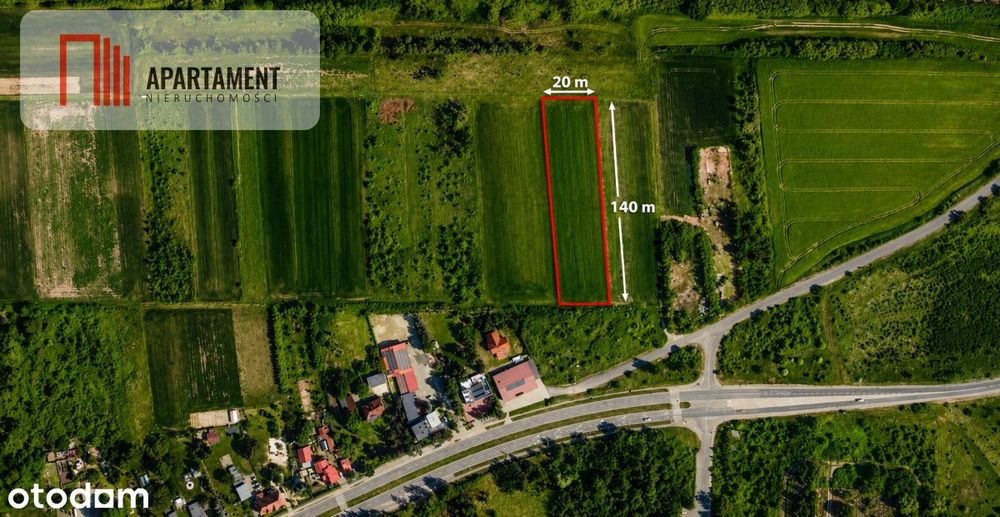 Duża działka 3691 m2 Legnica