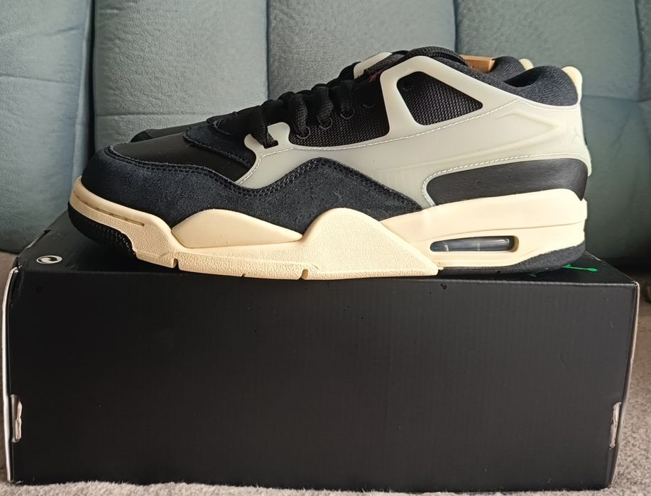 Nike Air Jordan 4 RM black white 10 us