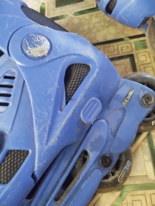 Сині ролики для прогулянок і навчання. Розміри 34-37