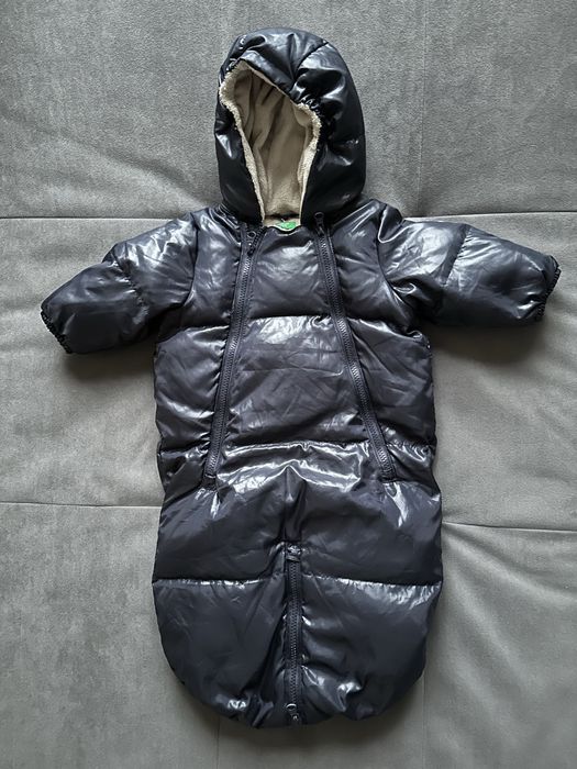 Дитячий комбінезон конверт зимовий united colors of benetton6-9 міс