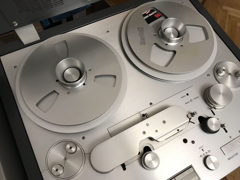 1/4, 12” szpule MAGNETOFON SREBRNY